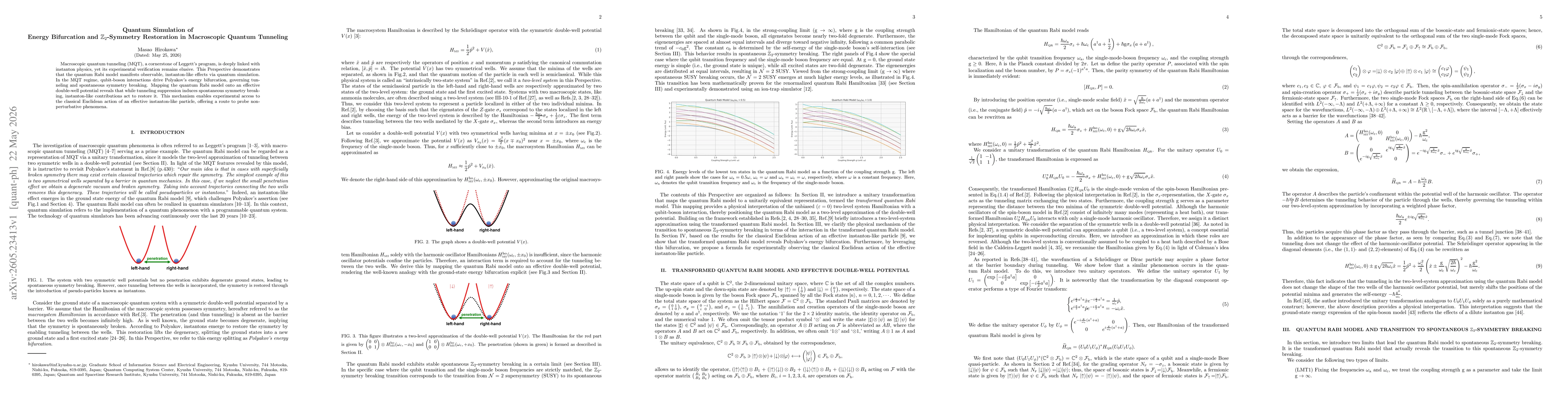 Thumbnail for Quantum Simulation of Energy Bifurcation and Z_2-Symmetry Restoration in Macroscopic Quantum Tunneling