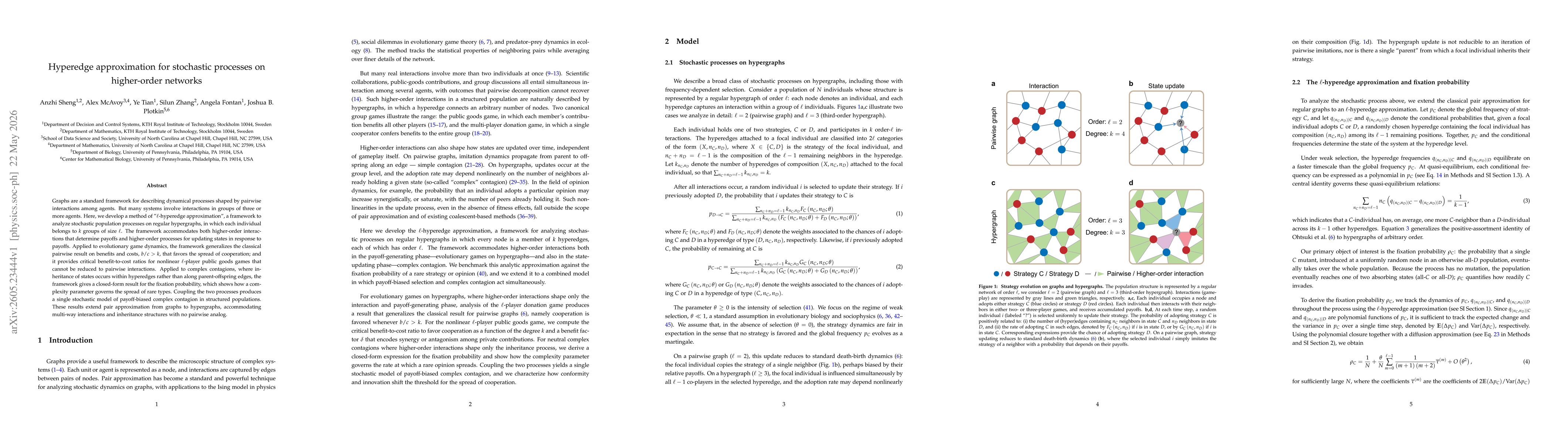 Thumbnail for Hyperedge approximation for stochastic processes on higher-order networks