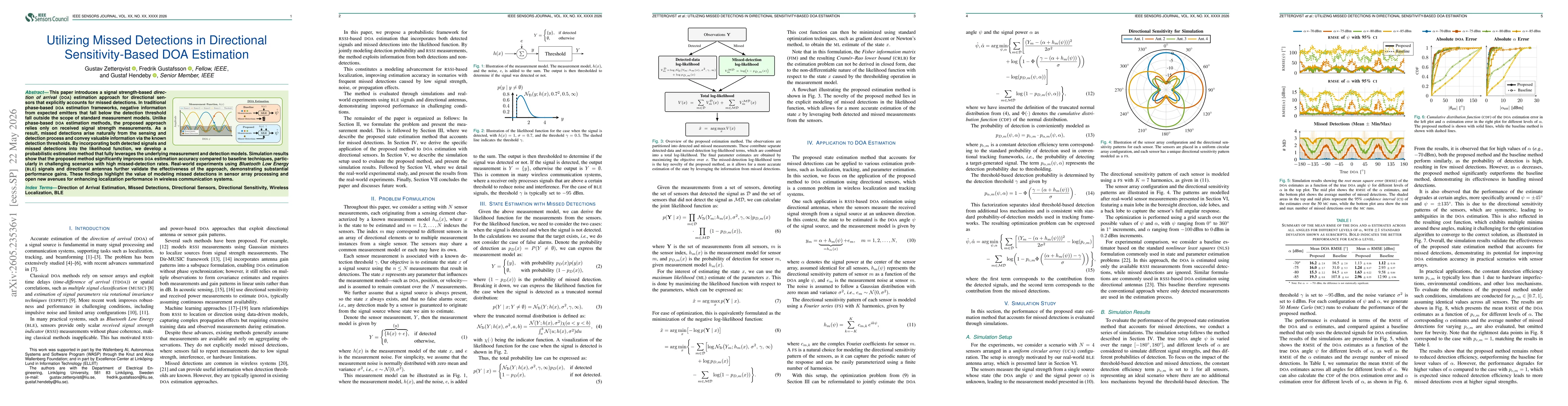 Thumbnail for Utilizing Missed Detections in Directional Sensitivity-Based DOA Estimation