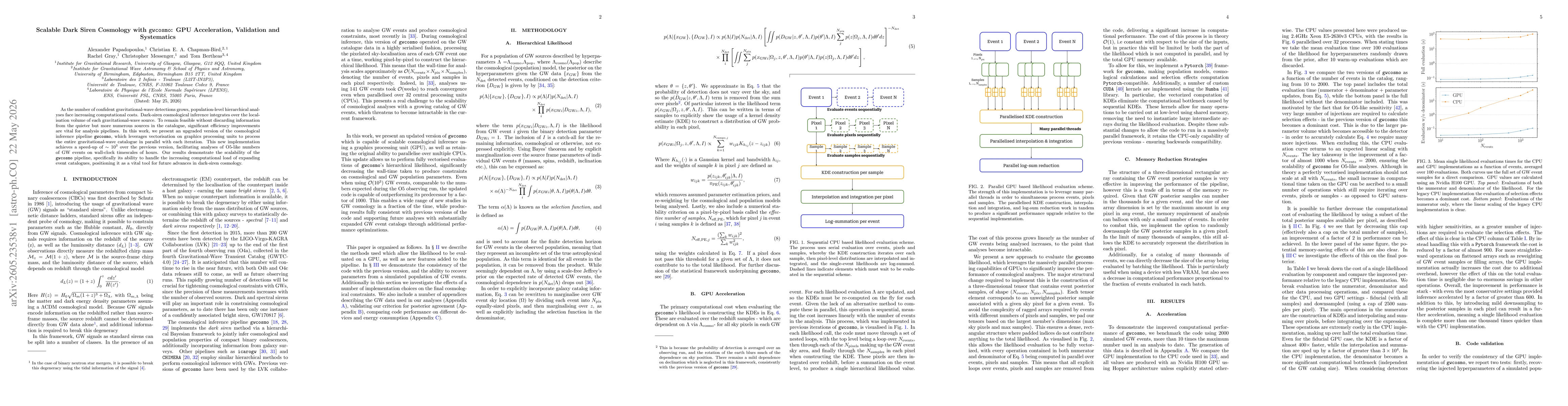 Thumbnail for Scalable Dark Siren Cosmology with gwcosmo: GPU Acceleration, Validation and Systematics