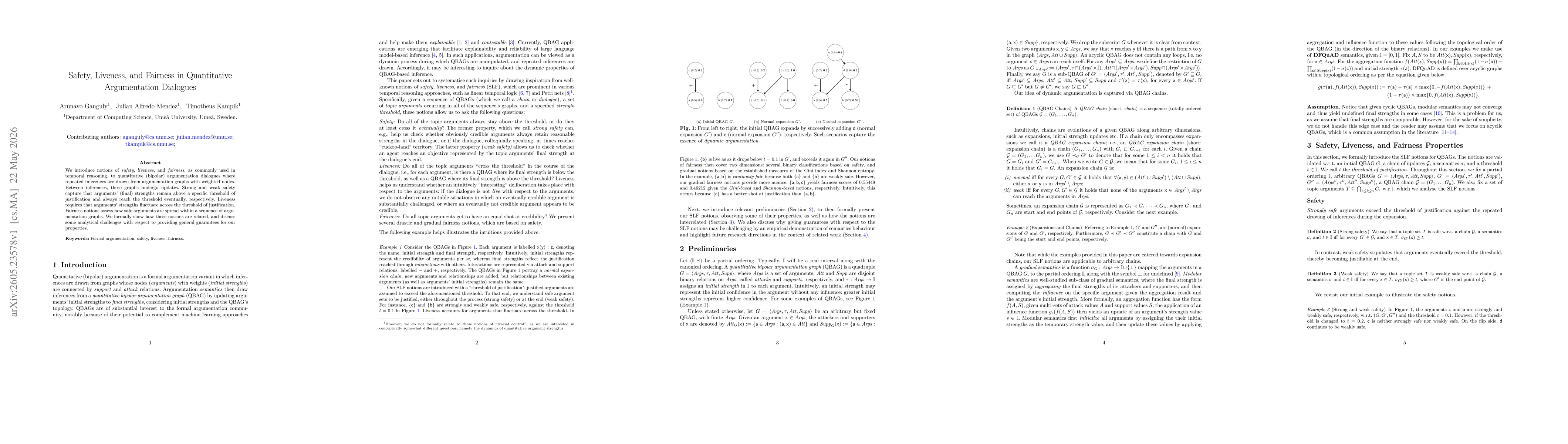 Thumbnail for Safety, Liveness, and Fairness in Quantitative Argumentation Dialogues