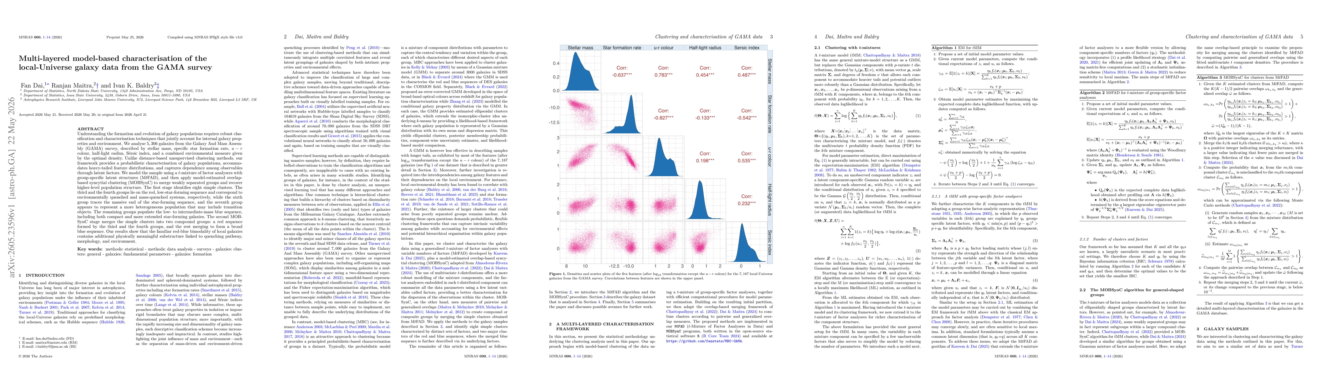 Thumbnail for Multi-layered model-based characterisation of the local-Universe galaxy data from the GAMA survey