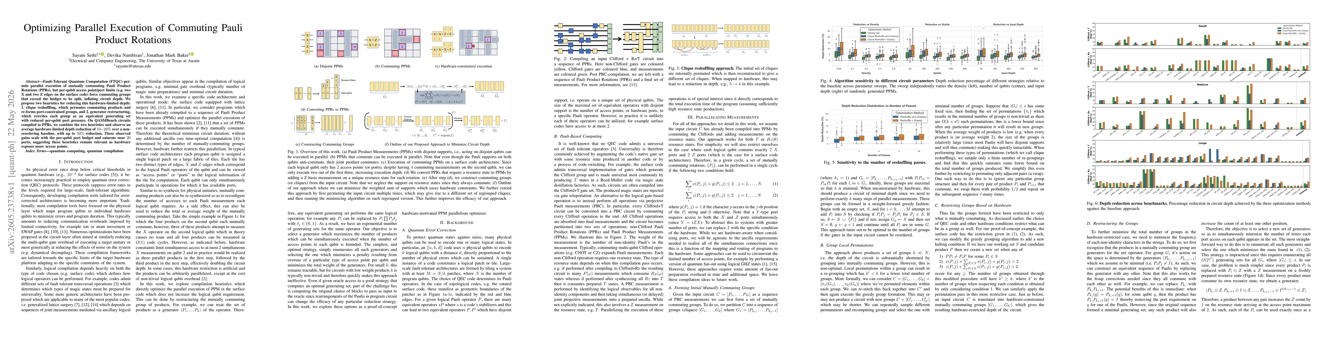 Thumbnail for Optimizing Parallel Execution of Commuting Pauli Product Rotations