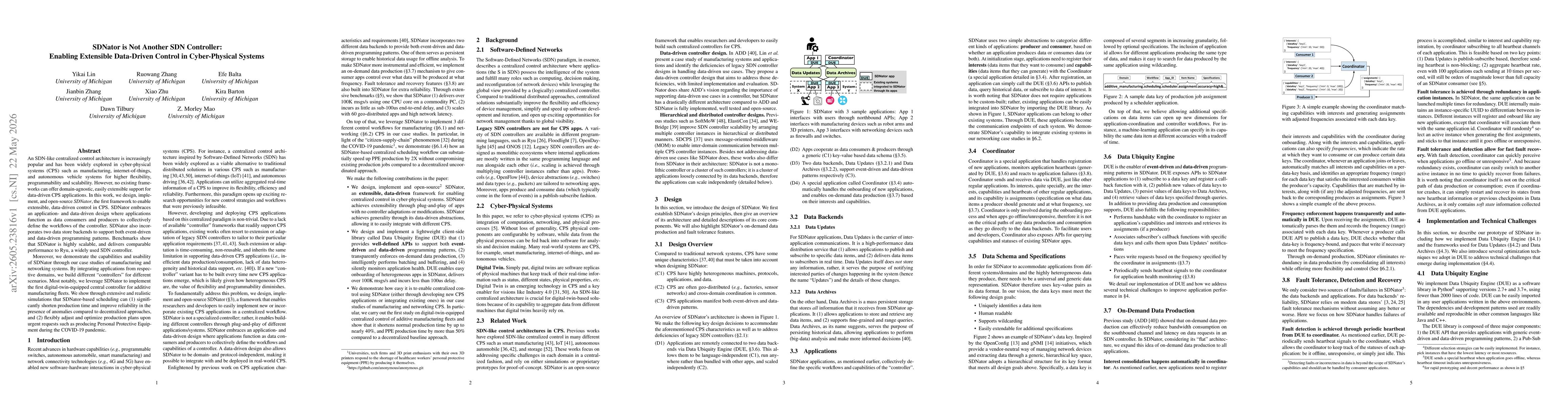 Thumbnail for SDNator is Not Another SDN Controller: Enabling Extensible Data-Driven Control in Cyber-Physical Systems