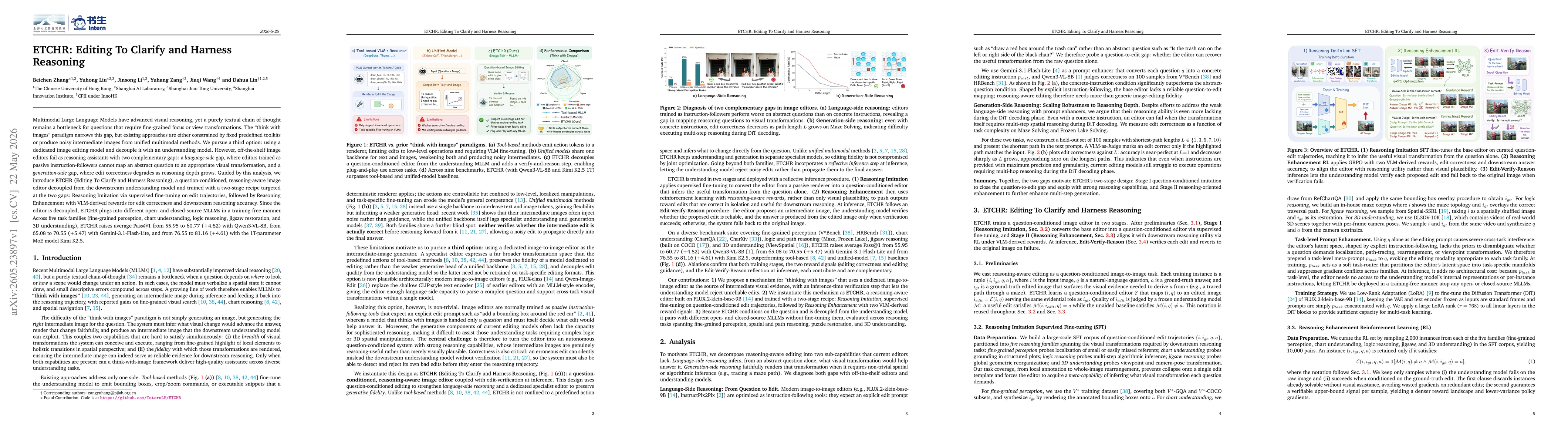 Thumbnail for ETCHR: Editing To Clarify and Harness Reasoning