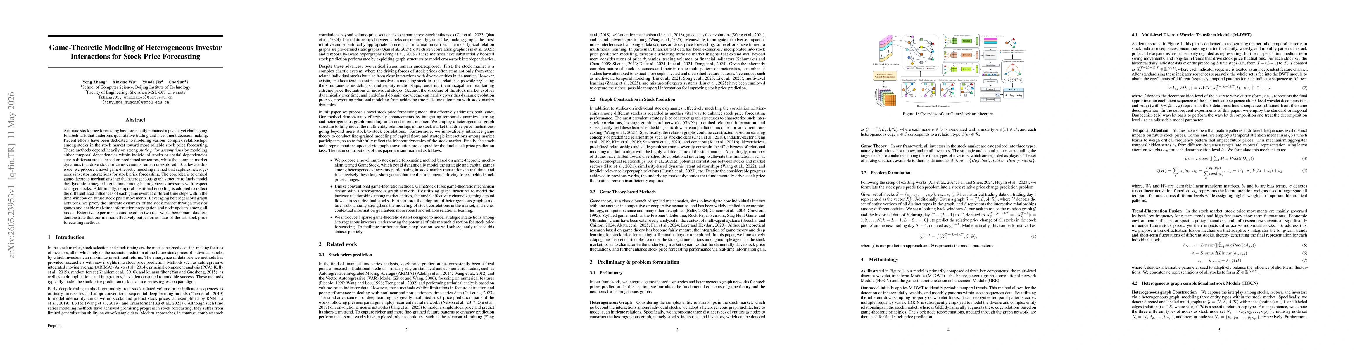 Thumbnail for Game-Theoretic Modeling of Heterogeneous Investor Interactions for Stock Price Forecasting