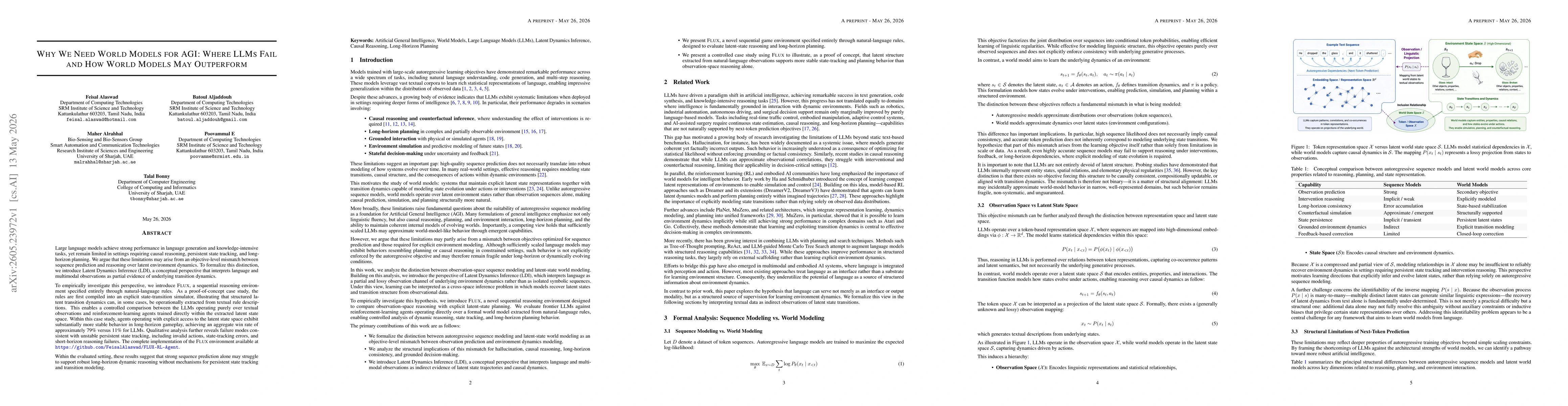 Thumbnail for Why We Need World Models for AGI: Where LLMs Fail and How World Models May Outperform