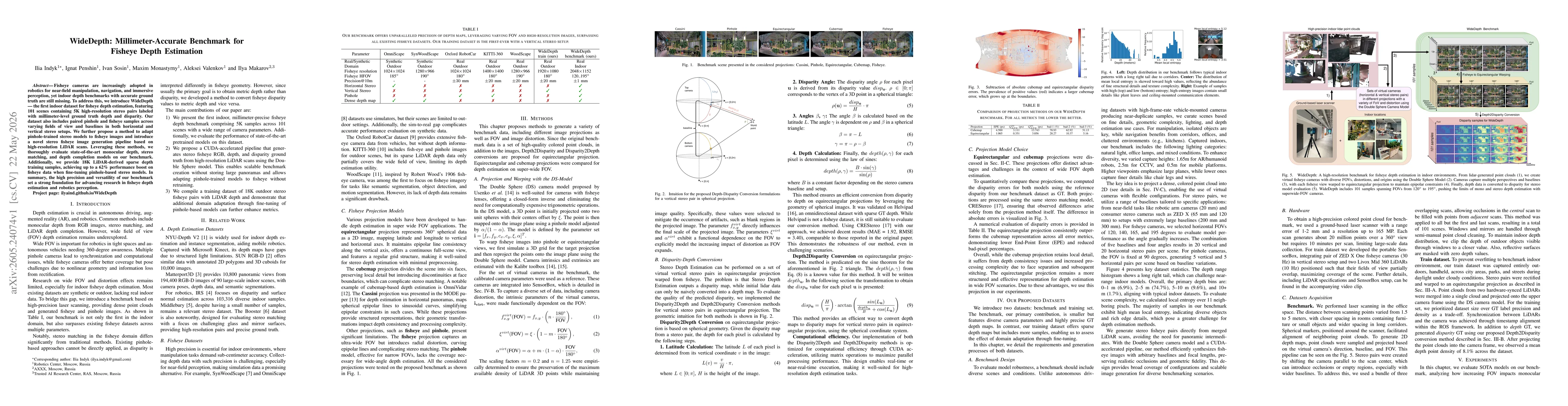 Thumbnail for WideDepth: Millimeter-Accurate Benchmark for Fisheye Depth Estimation