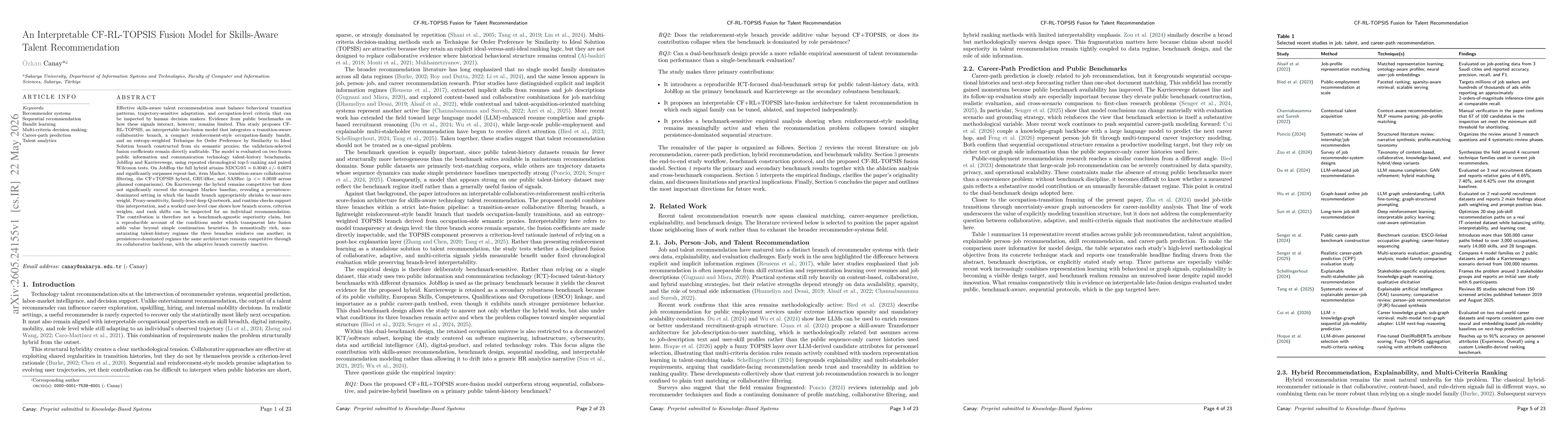 Thumbnail for An Interpretable CF-RL-TOPSIS Fusion Model for Skills-Aware Talent Recommendation
