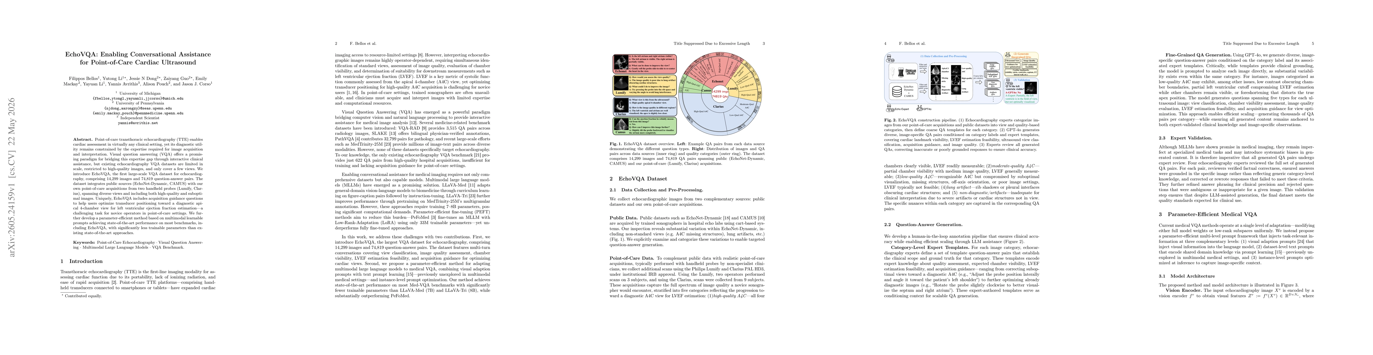 Thumbnail for EchoVQA: Enabling Conversational Assistance for Point-of-Care Cardiac Ultrasound