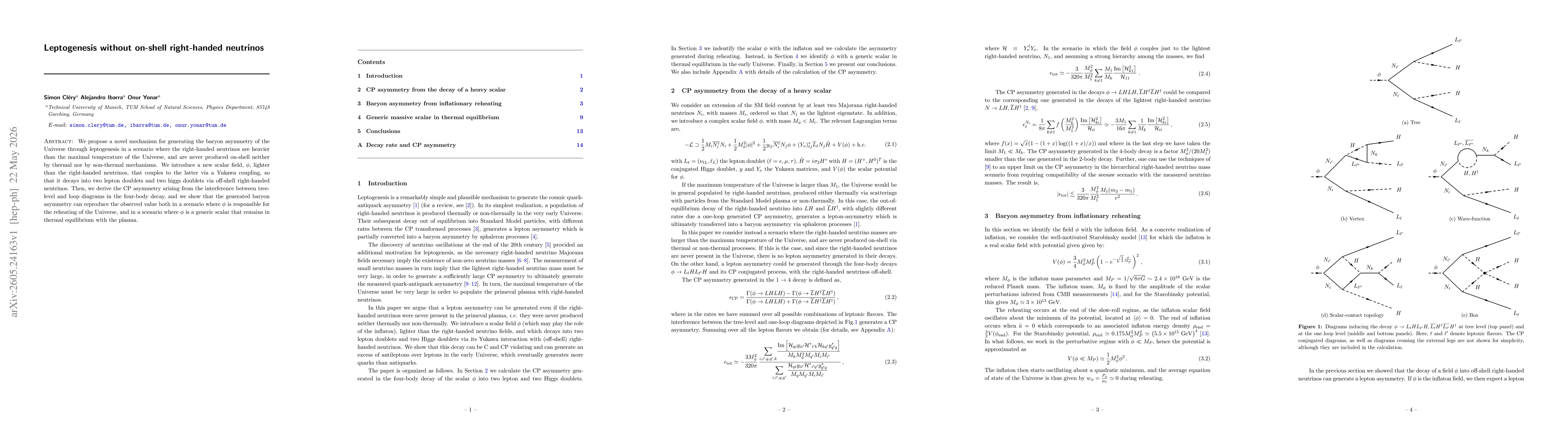 Thumbnail for Leptogenesis without on-shell right-handed neutrinos