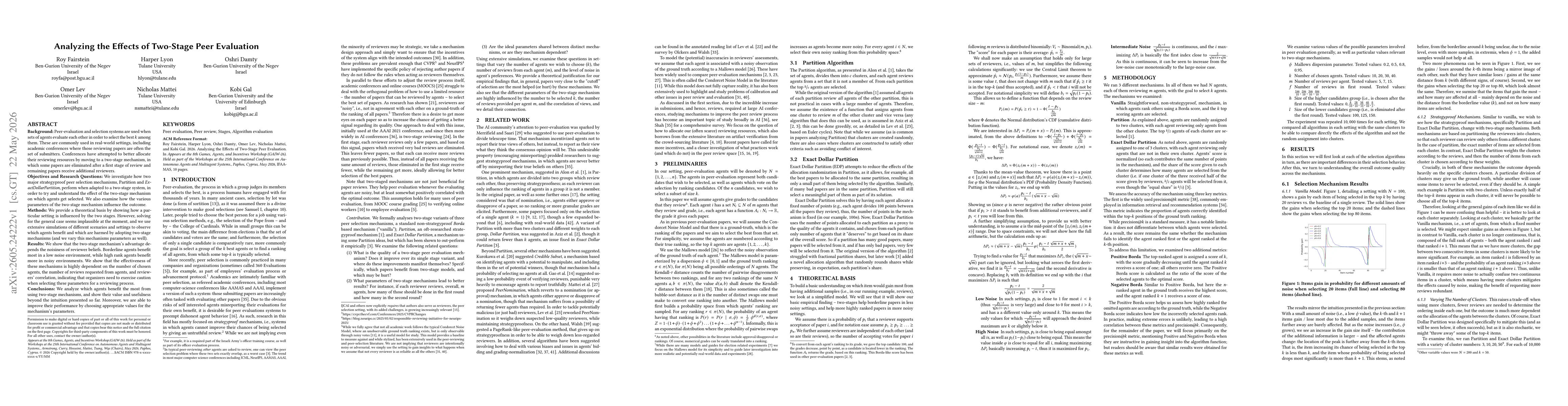 Thumbnail for Analyzing the Effects of Two-Stage Peer Evaluation