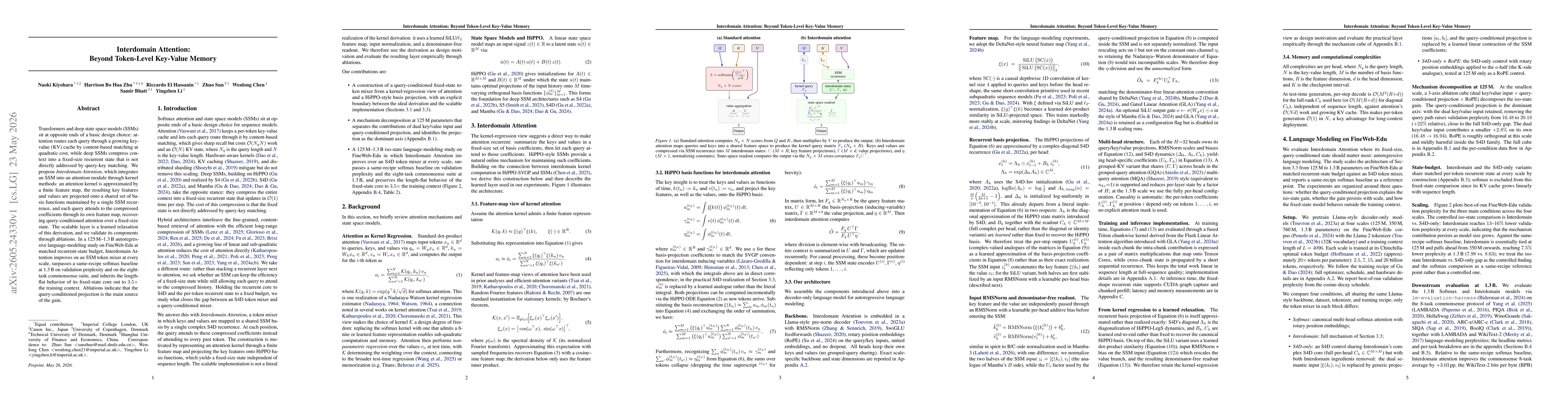 Thumbnail for Interdomain Attention: Beyond Token-Level Key-Value Memory