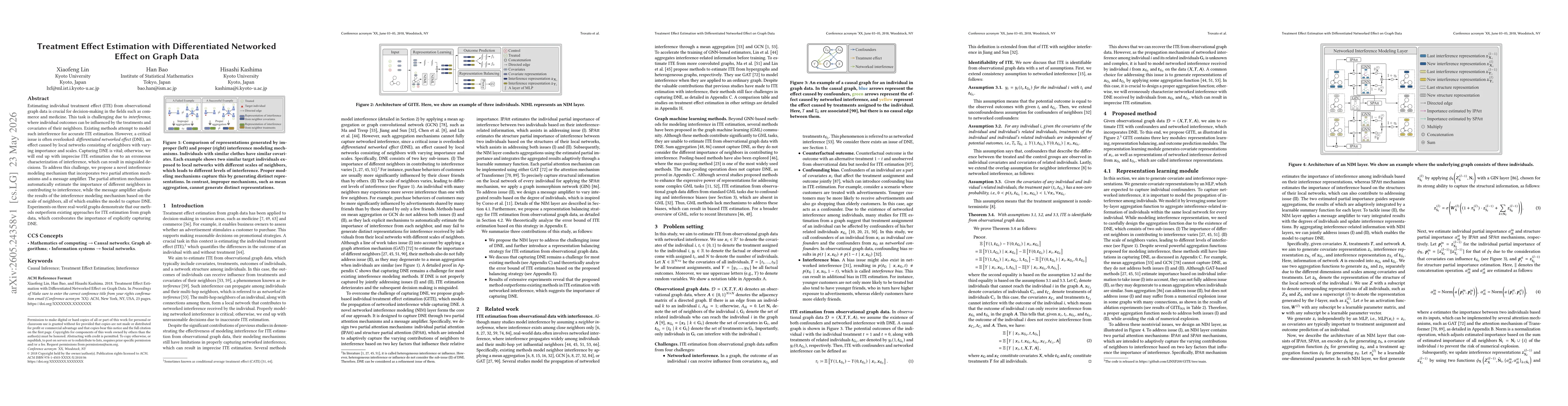 Thumbnail for Treatment Effect Estimation with Differentiated Networked Effect on Graph Data