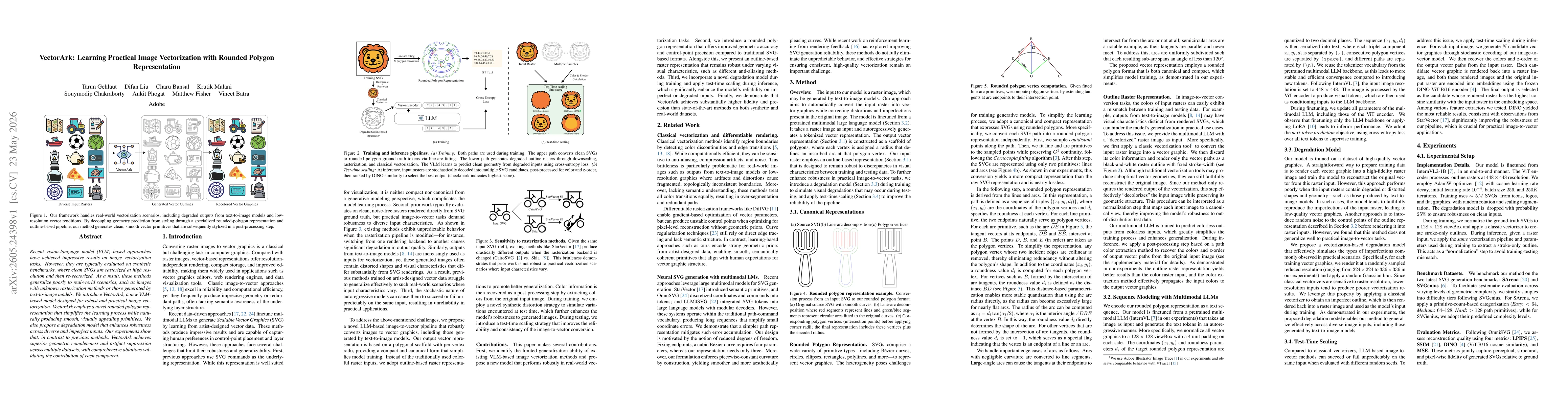 Thumbnail for VectorArk: Learning Practical Image Vectorization with Rounded Polygon Representation