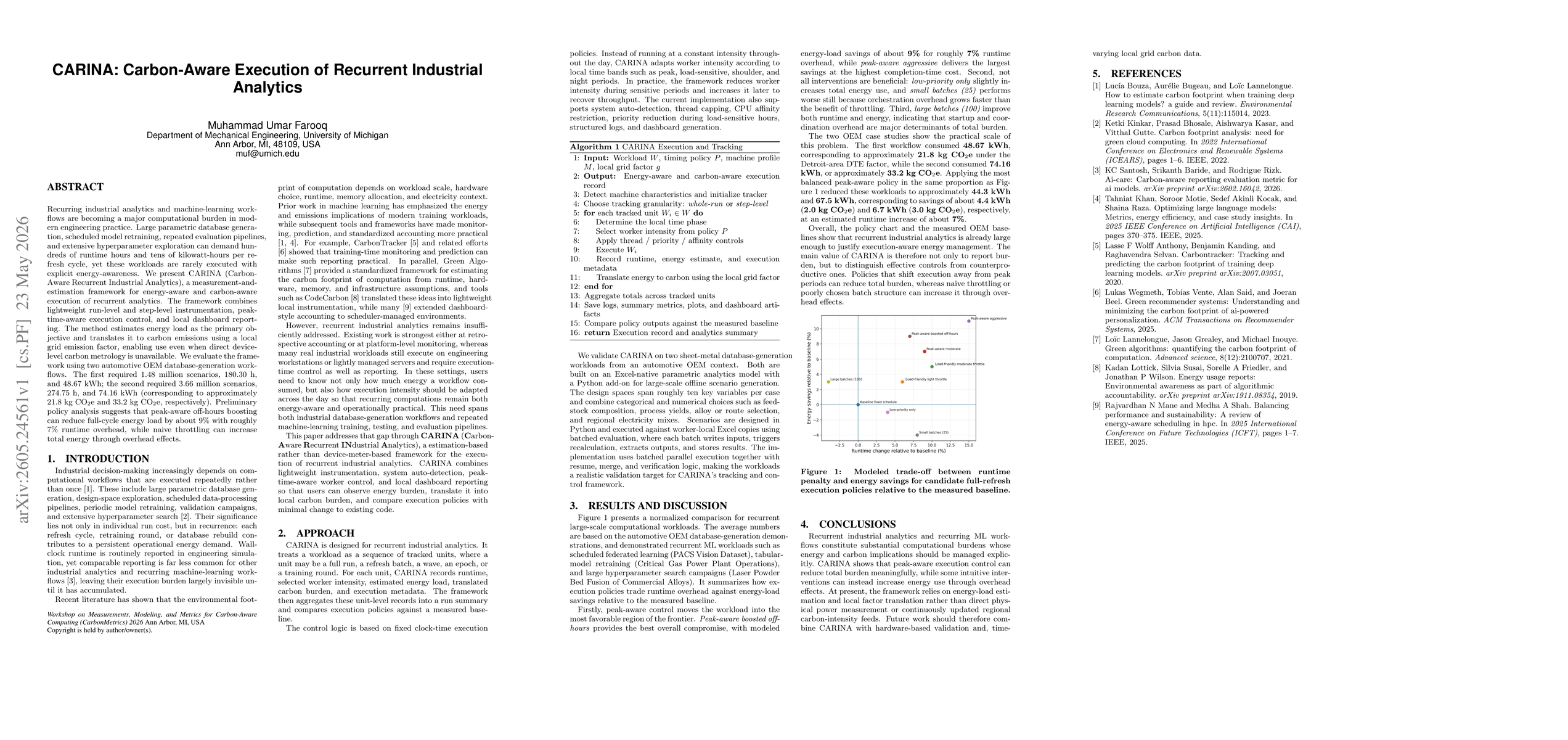 Thumbnail for CARINA: Carbon-Aware Execution of Recurrent Industrial Analytics