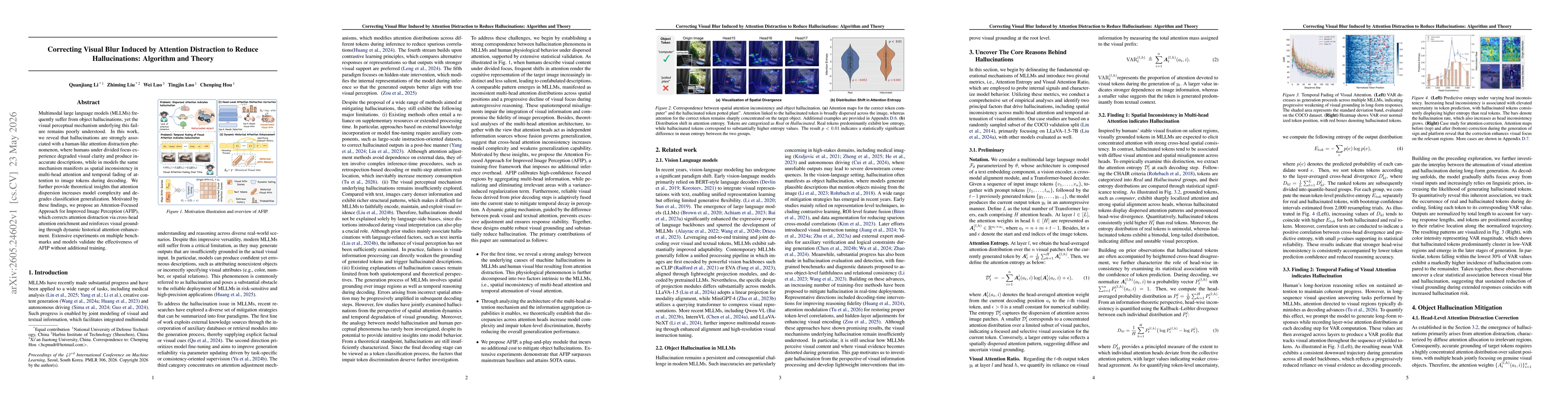 Thumbnail for Correcting Visual Blur Induced by Attention Distraction to Reduce Hallucinations: Algorithm and Theory