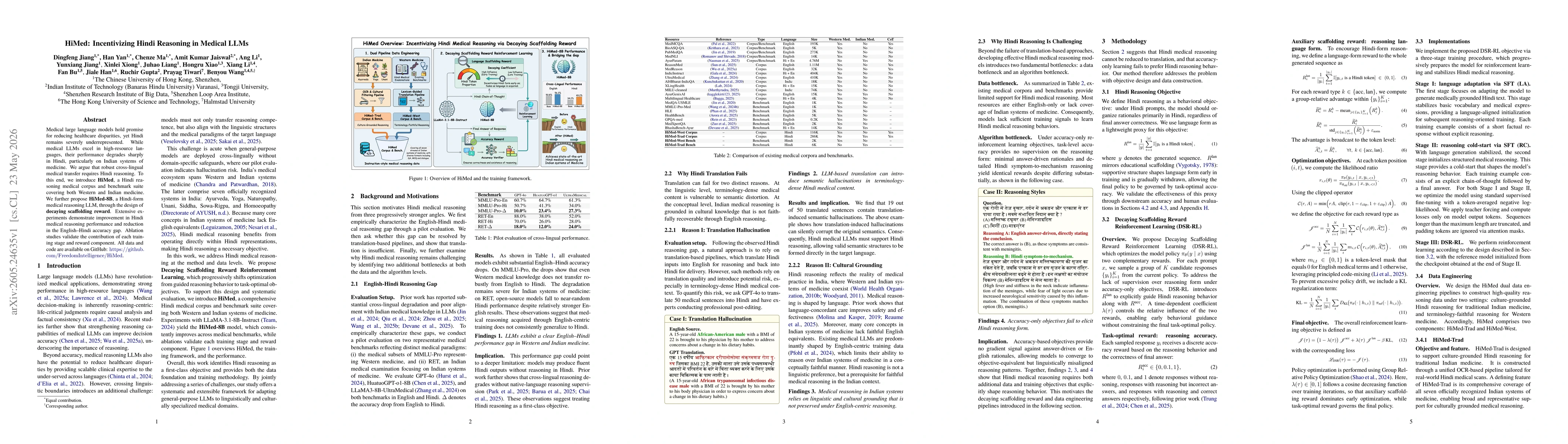 Thumbnail for HiMed: Incentivizing Hindi Reasoning in Medical LLMs