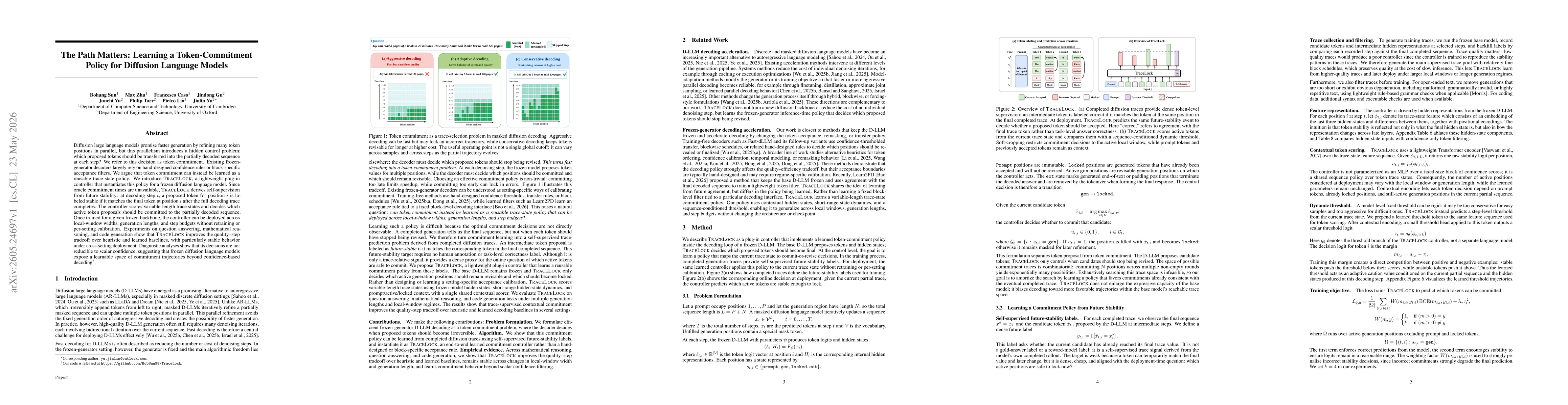 Thumbnail for The Path Matters: Learning a Token-Commitment Policy for Diffusion Language Models