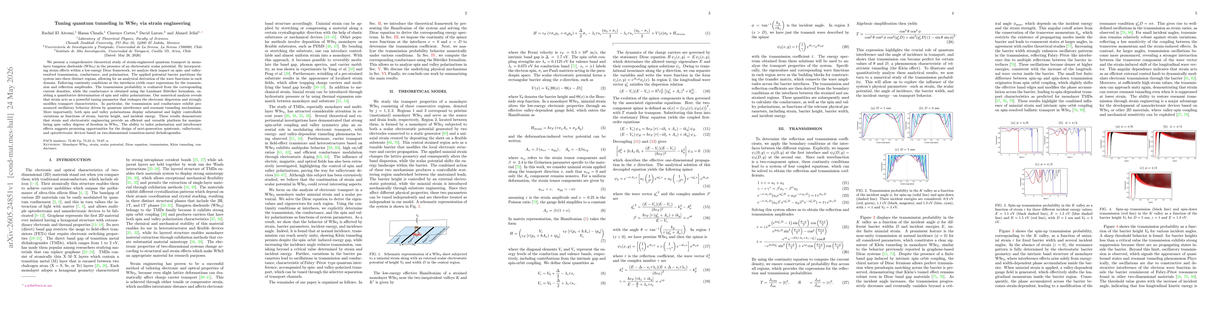 Thumbnail for Tuning quantum tunneling in WSe$_2$ via strain engineering