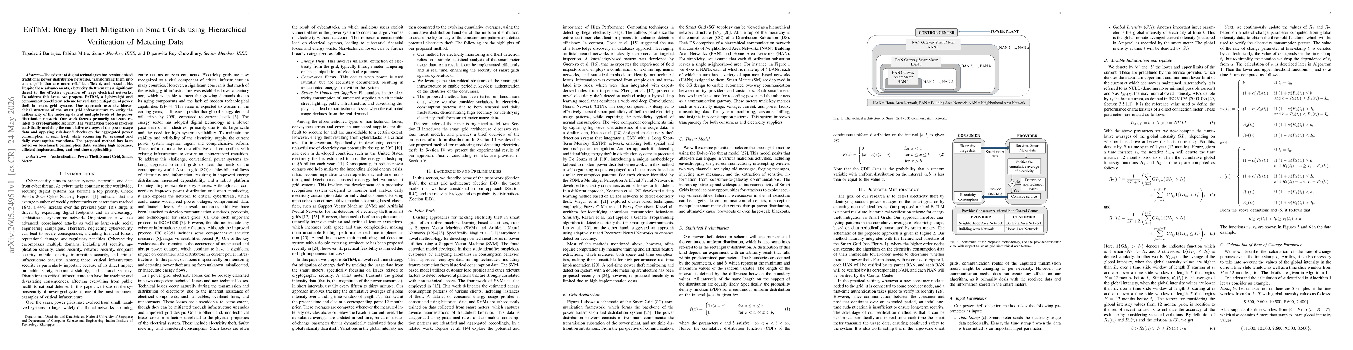 Thumbnail for EnThM: Energy Theft Mitigation in Smart Grids using Hierarchical Verification of Metering Data