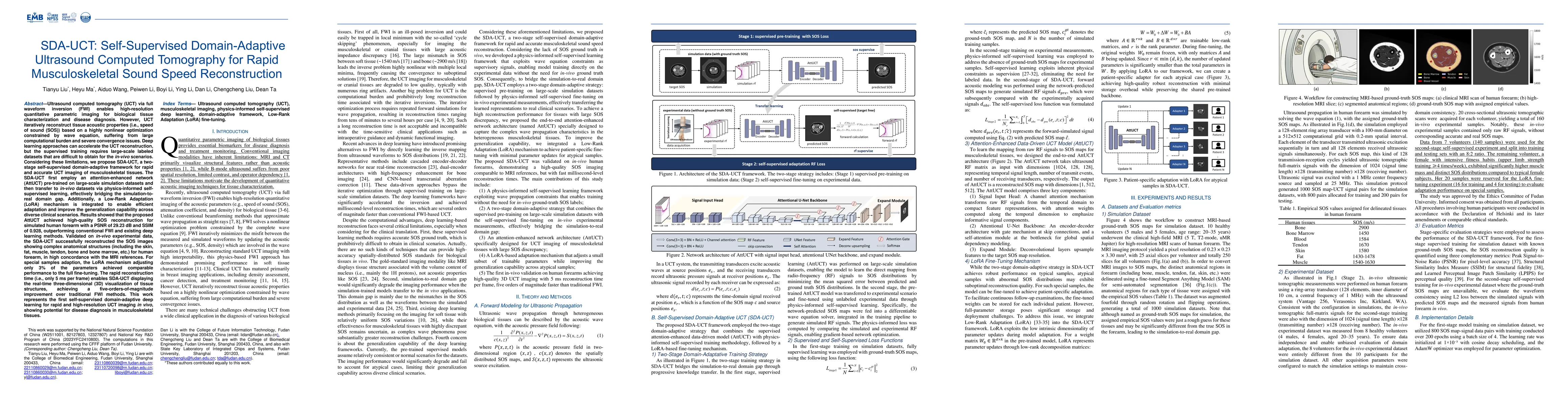 Thumbnail for DA-UCT: Self-Supervised Domain-Adaptive Ultrasound Computed Tomography for Rapid Musculoskeletal Sound Speed Reconstruction