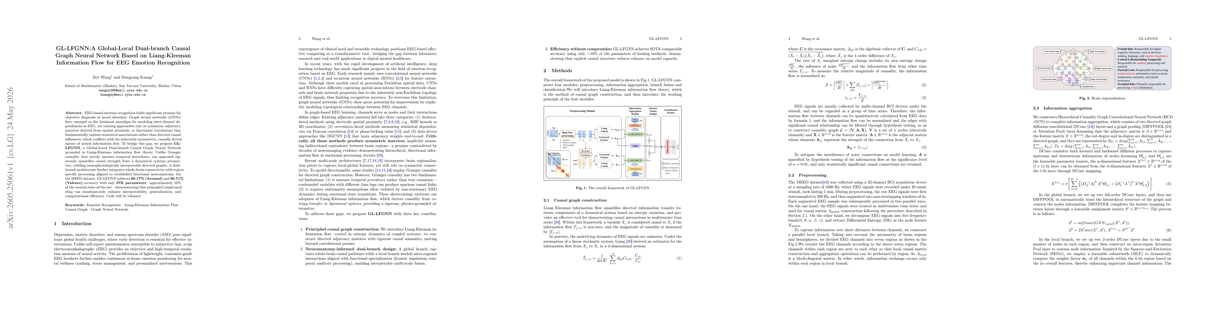 Thumbnail for GL-LFGNN:A Global-Local Dual-branch Causal Graph Neural Network Based on Liang-Kleeman Information Flow for EEG Emotion Recognition