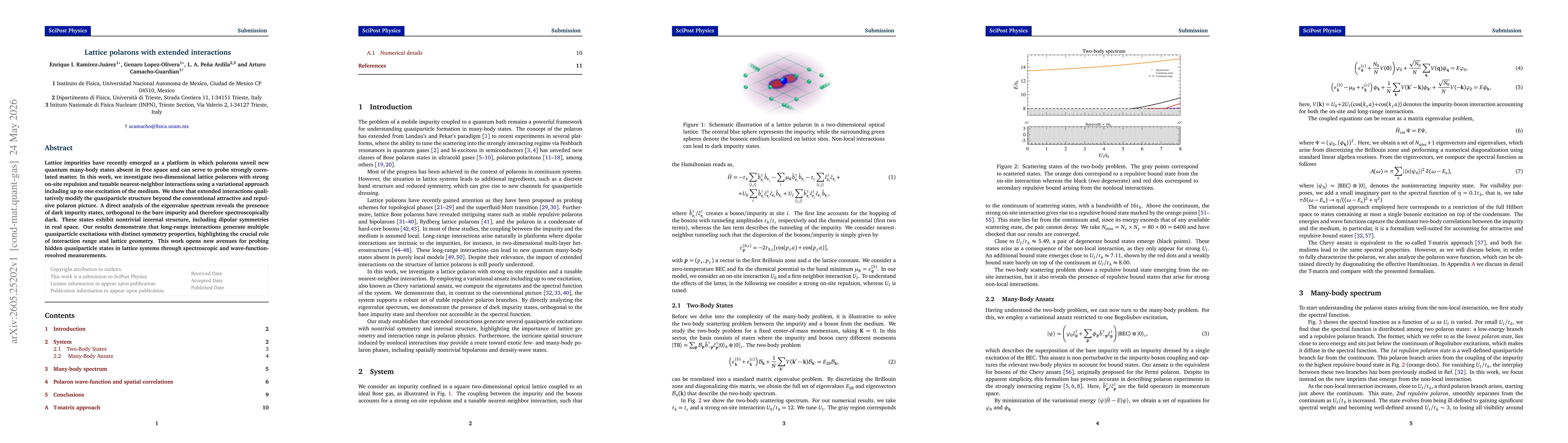 Thumbnail for Lattice polarons with extended interactions