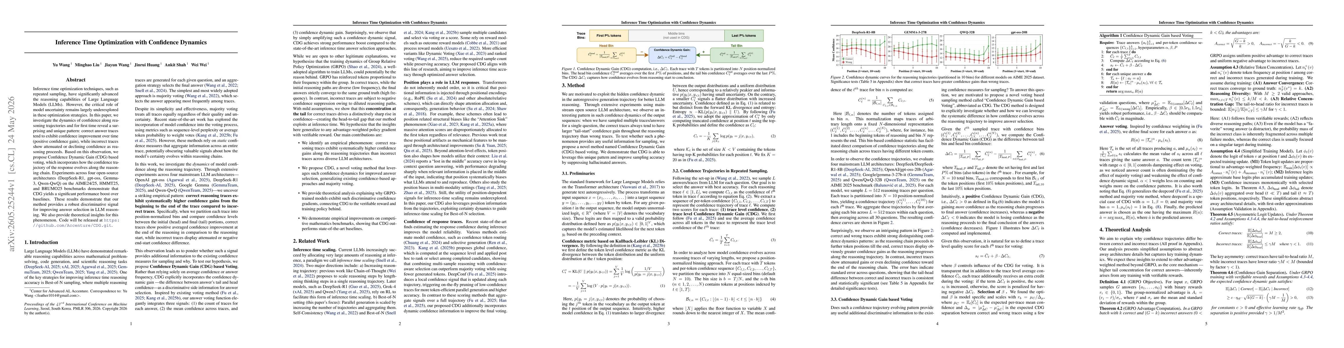 Thumbnail for Inference Time Optimization with Confidence Dynamics