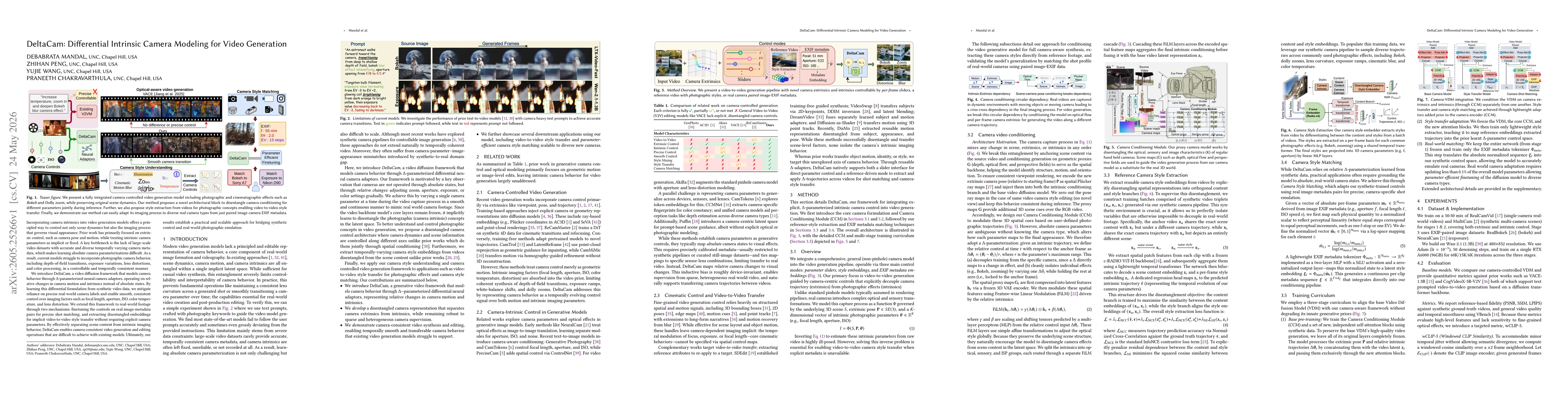 Thumbnail for DeltaCam: Differential Intrinsic Camera Modeling for Video Generation
