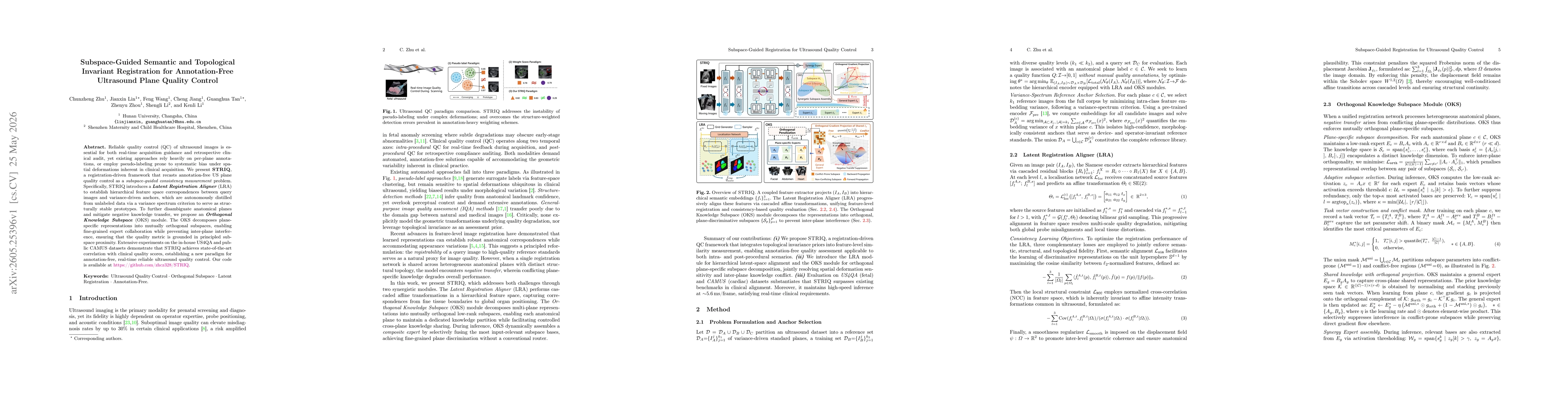 Thumbnail for Subspace-Guided Semantic and Topological Invariant Registration for Annotation-Free Ultrasound Plane Quality Control