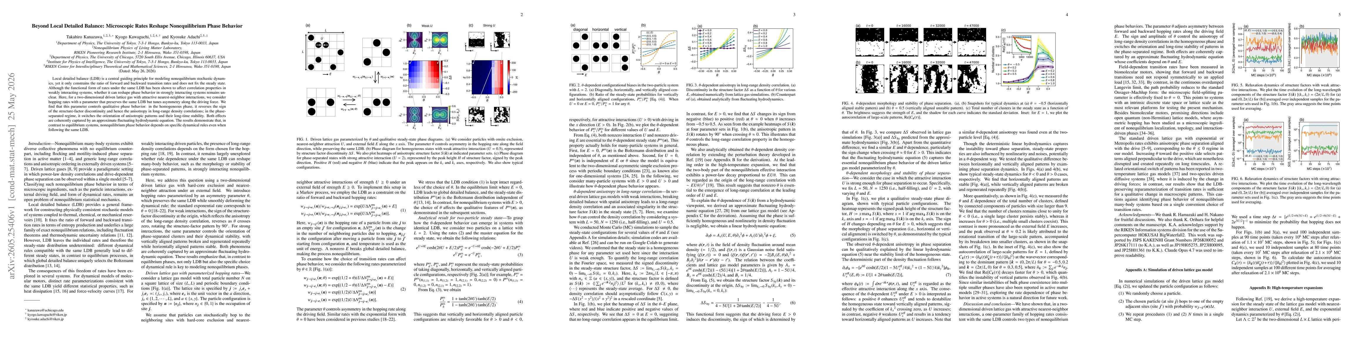 Thumbnail for Beyond Local Detailed Balance: Microscopic Rates Reshape Nonequilibrium Phase Behavior