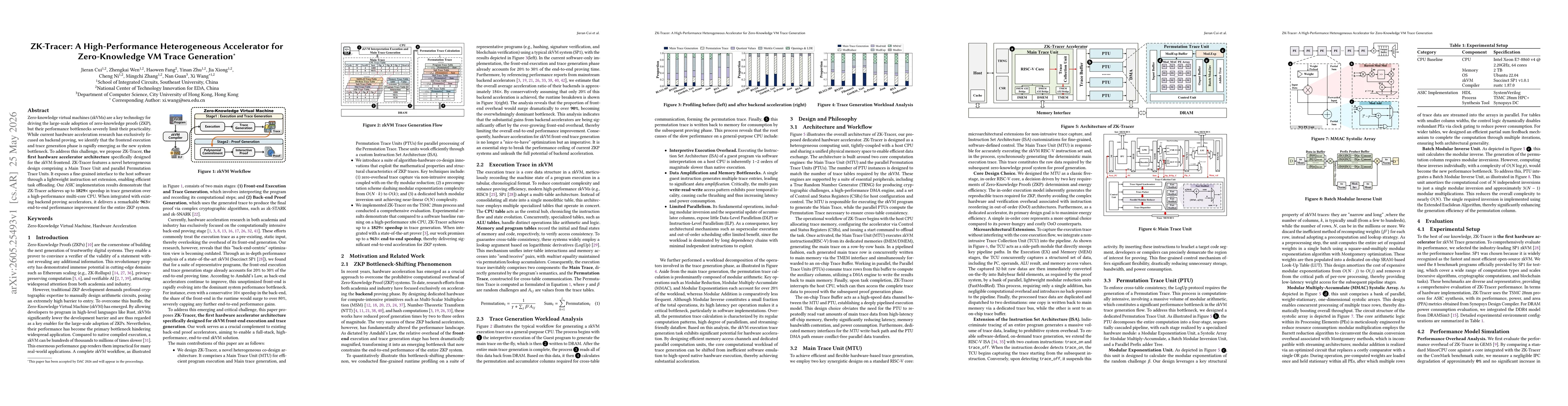 Thumbnail for ZK-Tracer: A High-Performance Heterogeneous Accelerator for Zero-Knowledge VM Trace Generation