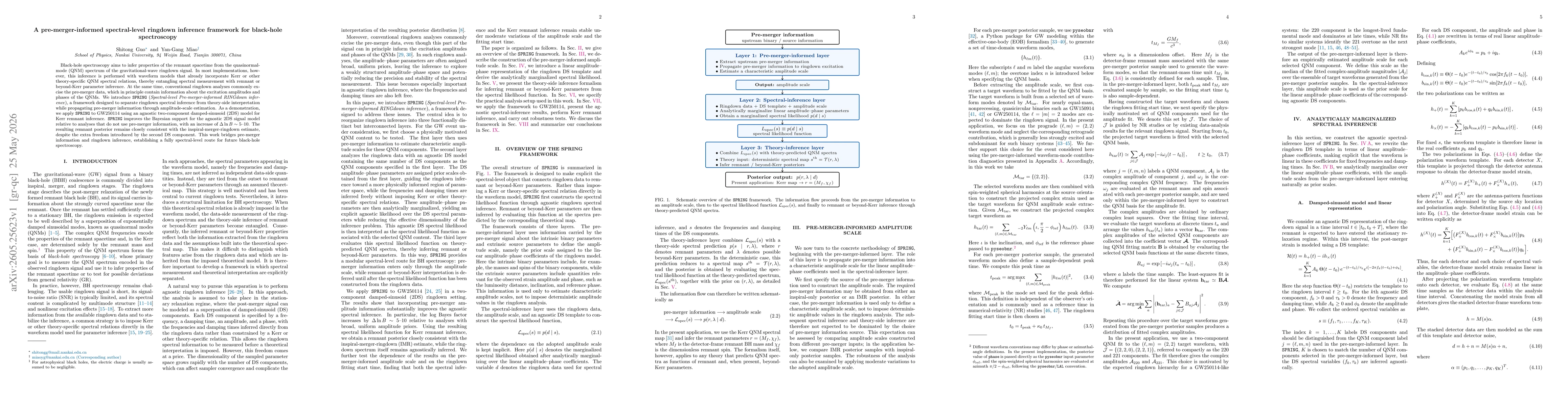 Thumbnail for A pre-merger-informed spectral-level ringdown inference framework for black-hole spectroscopy