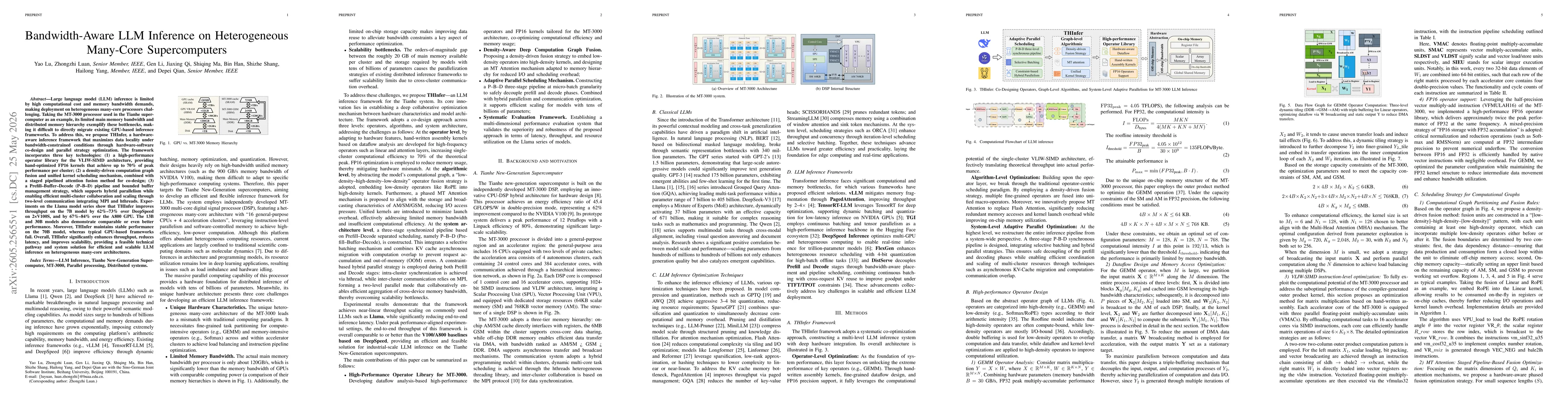 Thumbnail for Bandwidth-Aware LLM Inference on Heterogeneous Many-Core Supercomputers