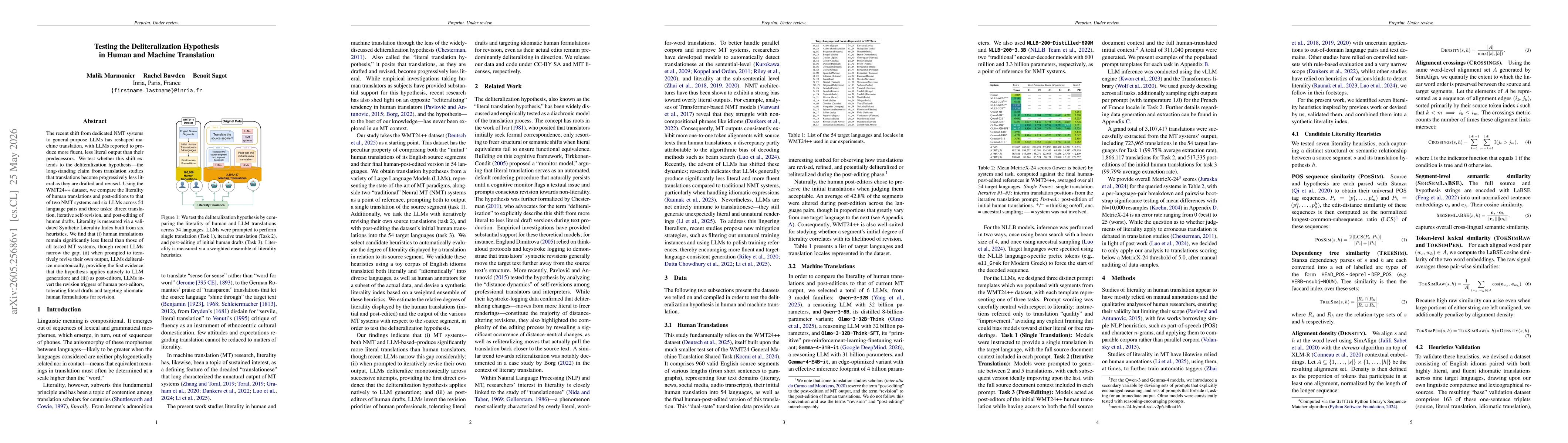 Thumbnail for Testing the Deliteralization Hypothesis in Human and Machine Translation