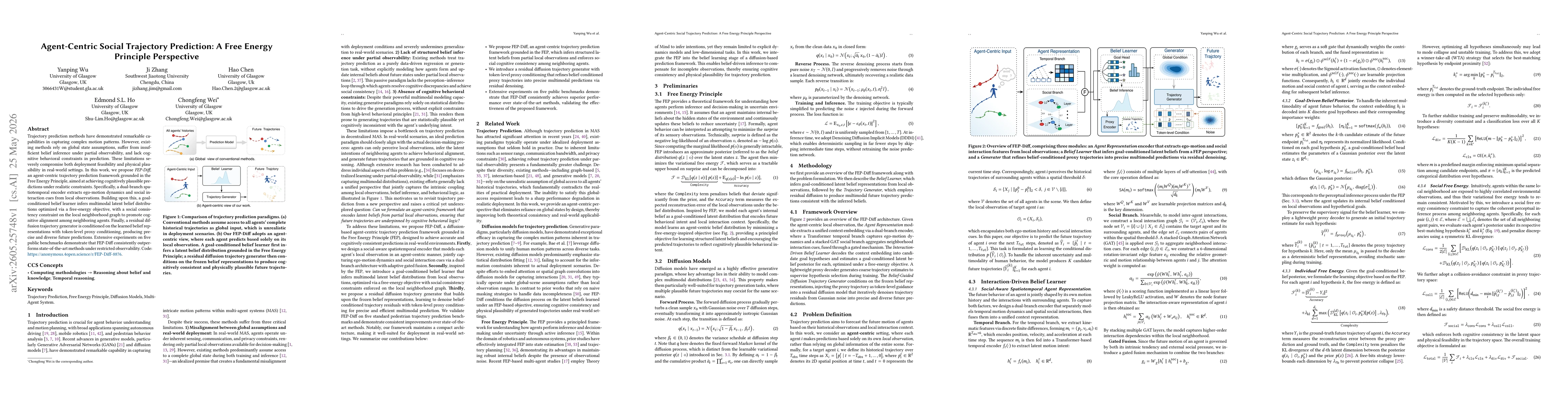 Thumbnail for Agent-Centric Social Trajectory Prediction: A Free Energy Principle Perspective