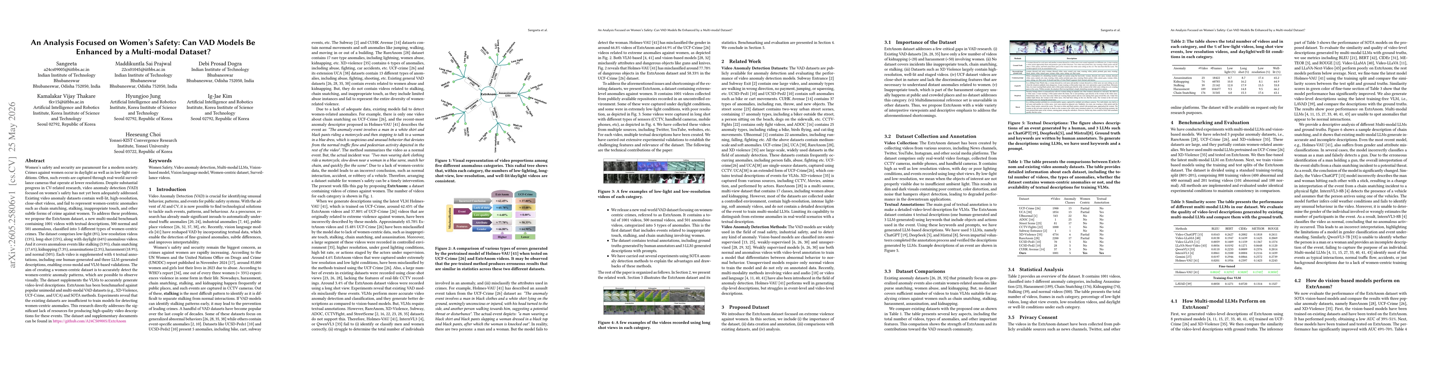 Thumbnail for An Analysis Focused on Womens Safety: Can VAD Models Be Enhanced by a Multi-modal Dataset?