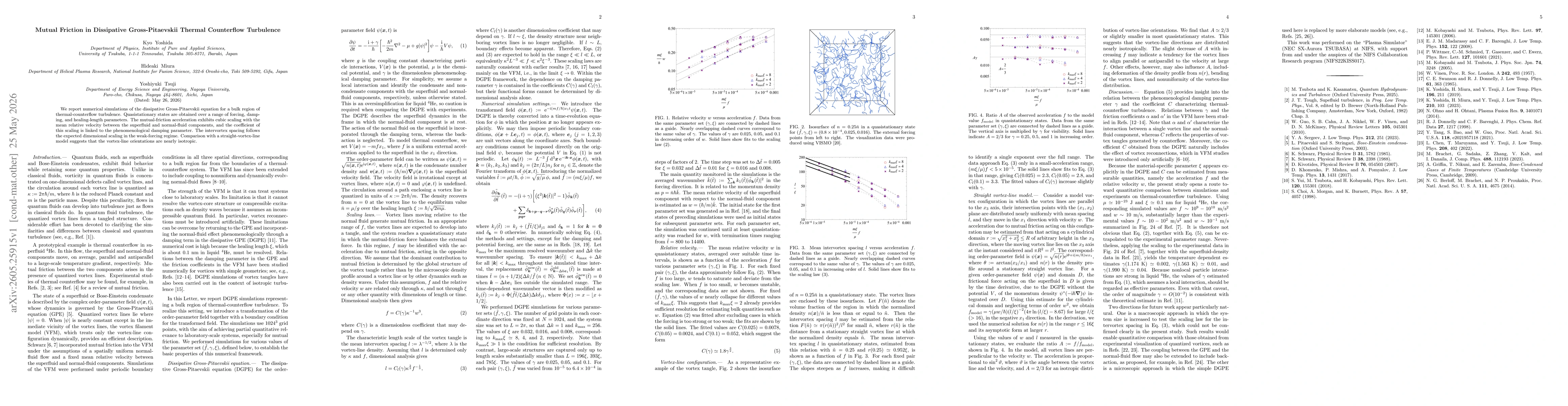Thumbnail for Mutual Friction in Dissipative Gross-Pitaevskii Thermal Counterflow Turbulence