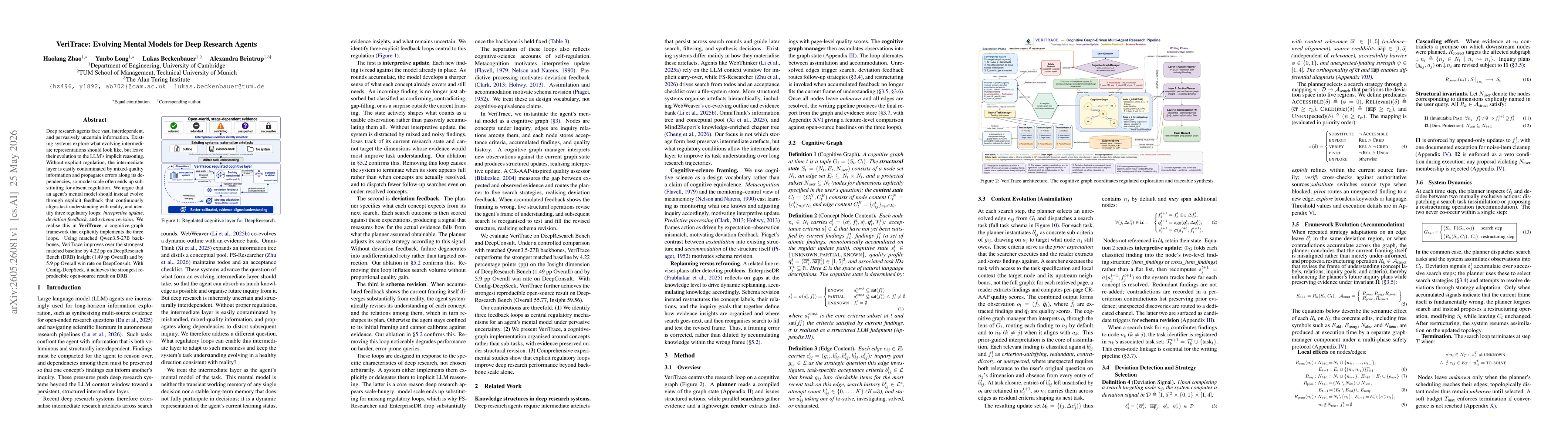 Thumbnail for VeriTrace: Evolving Mental Models for Deep Research Agents