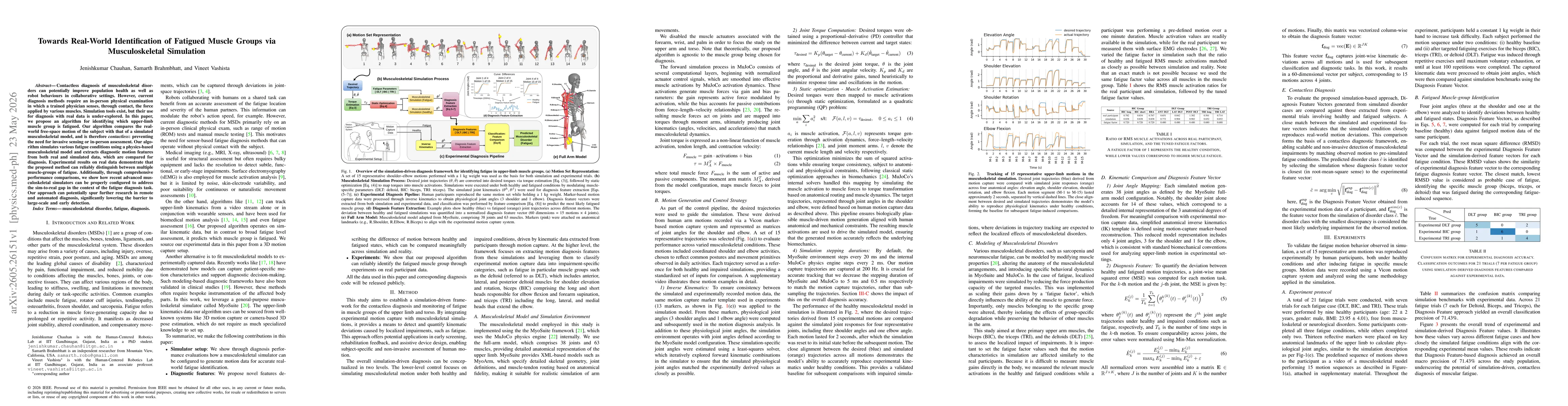 Thumbnail for Towards Real-World Identification of Fatigued Muscle Groups via Musculoskeletal Simulation