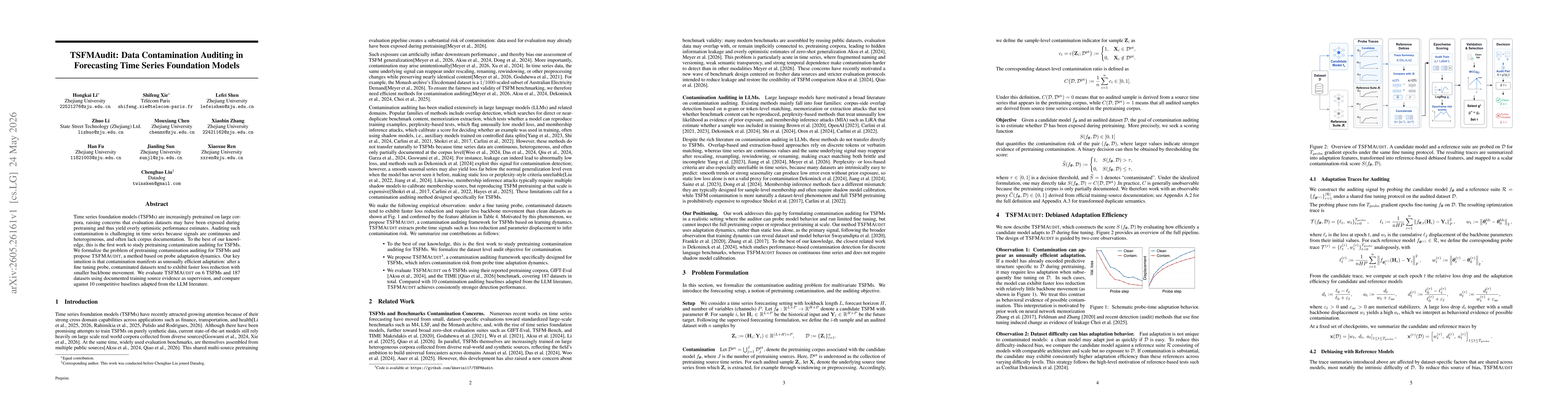 Thumbnail for TSFMAudit: Data Contamination Auditing in Forecasting Time Series Foundation Models