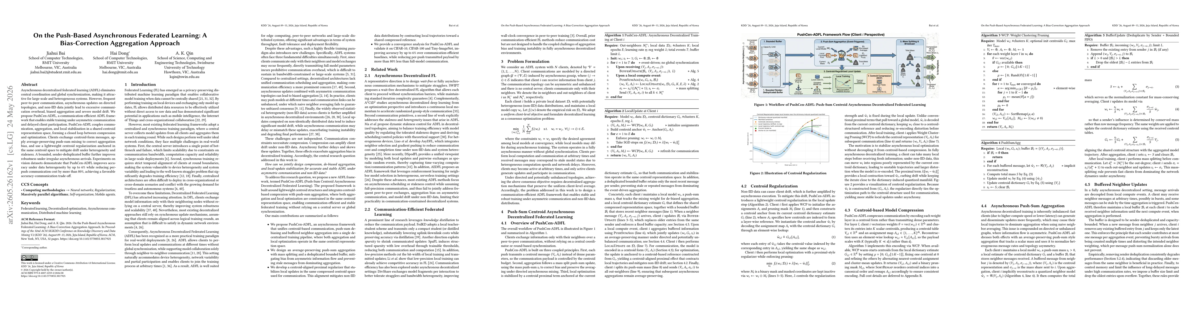 Thumbnail for On the Push-Based Asynchronous Federated Learning: A Bias-Correction Aggregation Approach