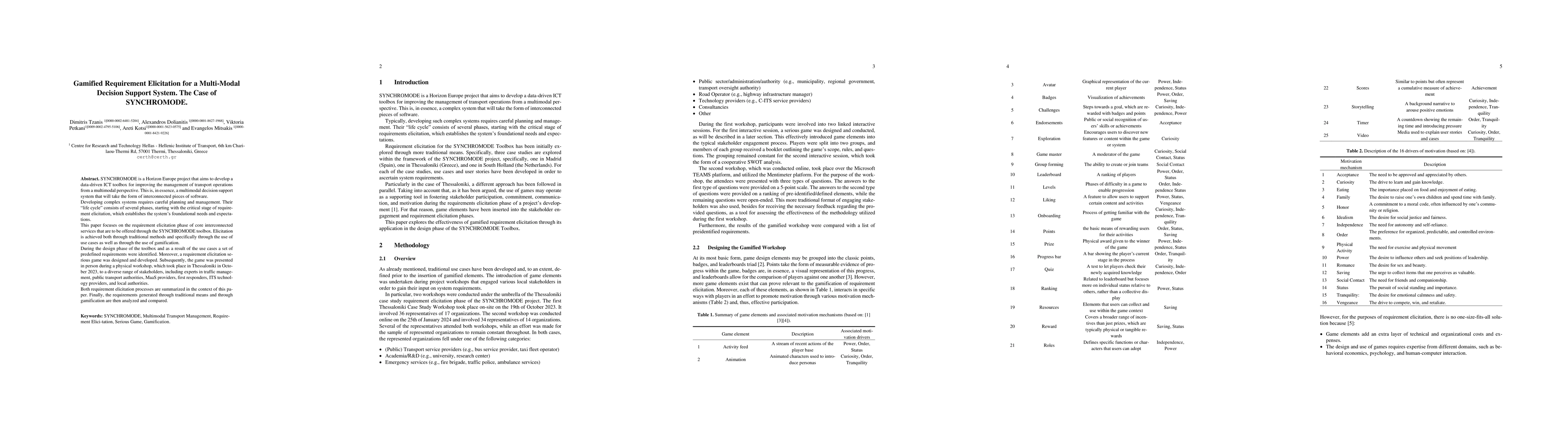 Thumbnail for Gamified Requirement Elicitation for a Multi-Modal Decision Support System. The Case of SYNCHROMODE