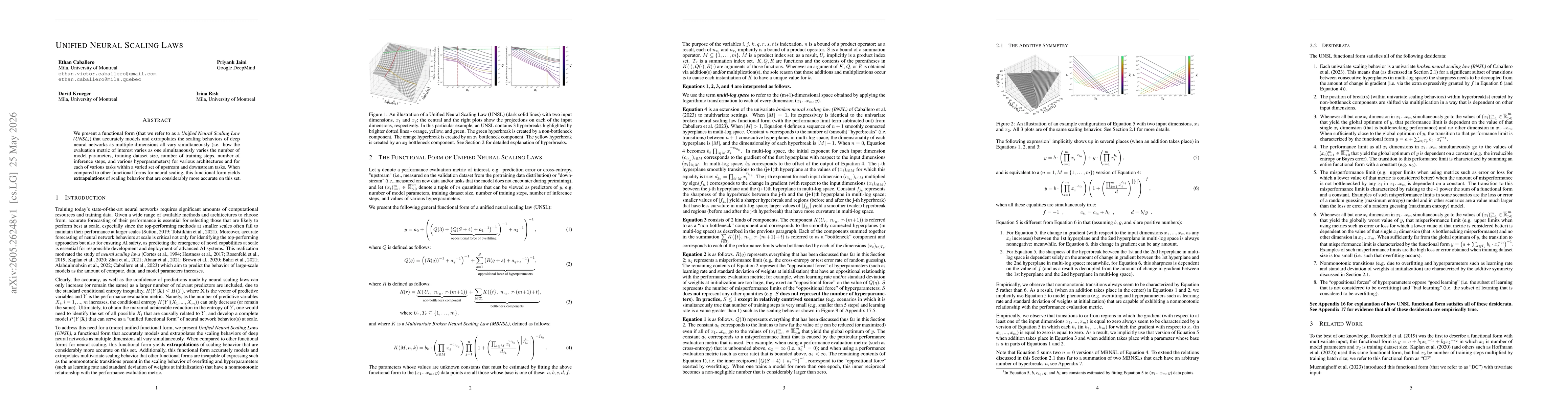 Thumbnail for Unified Neural Scaling Laws