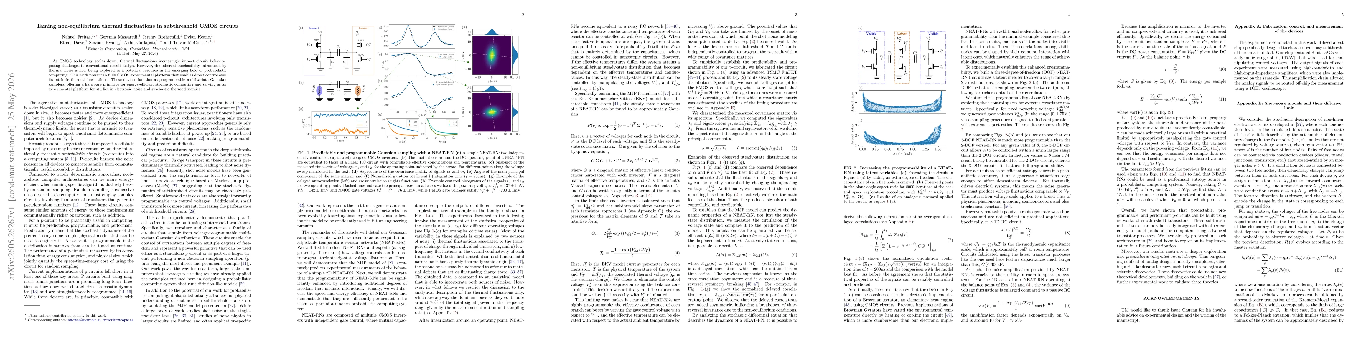 Thumbnail for Taming non-equilibrium thermal fluctuations in subthreshold CMOS circuits
