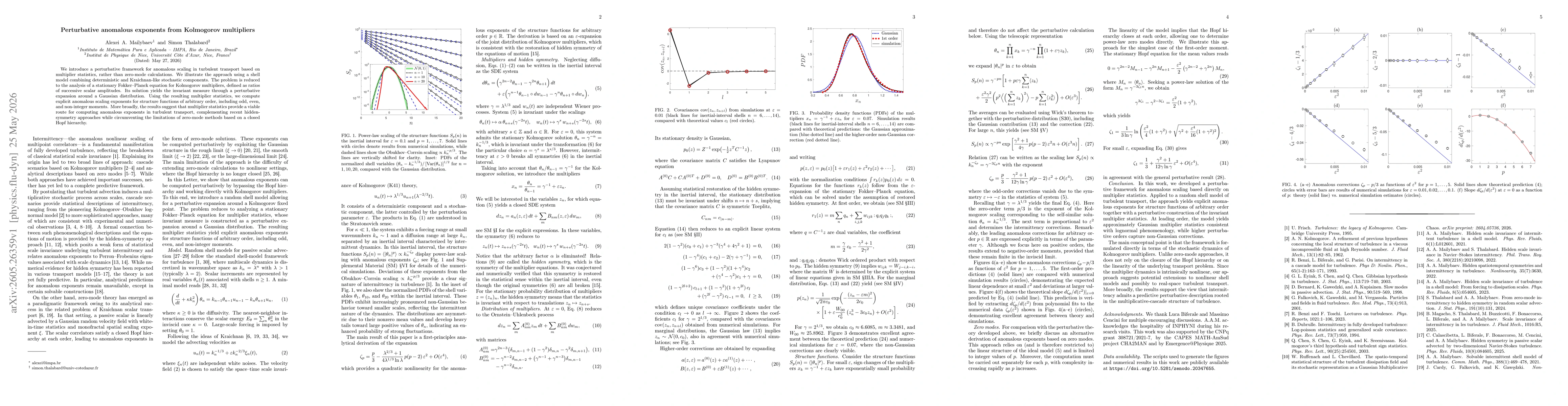 Thumbnail for Perturbative anomalous exponents from Kolmogorov multipliers