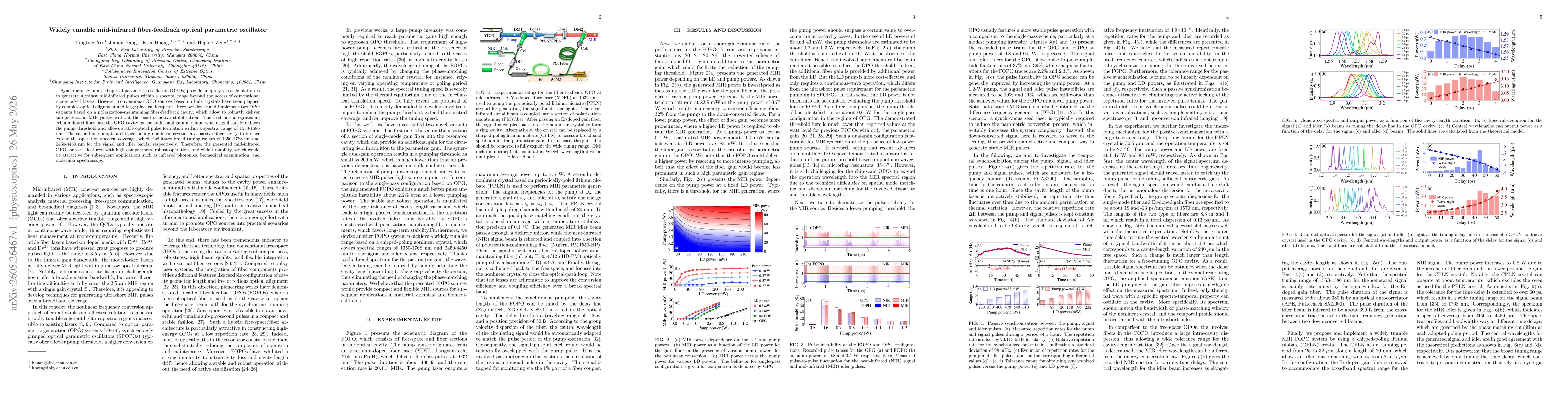 Thumbnail for Widely tunable mid-infrared fiber-feedback optical parametric oscillator