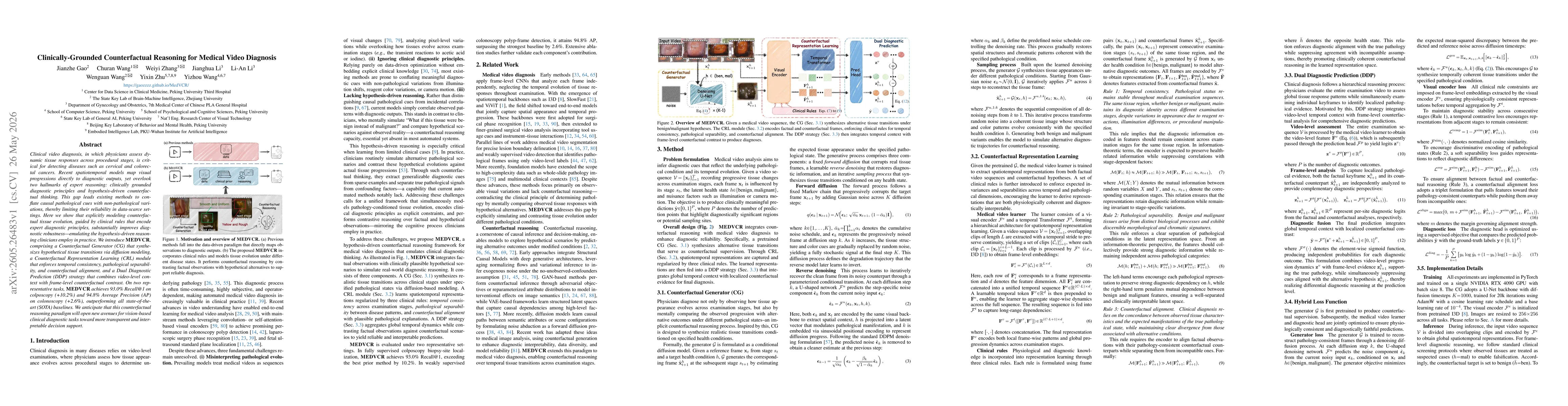 Thumbnail for Clinically-Grounded Counterfactual Reasoning for Medical Video Diagnosis