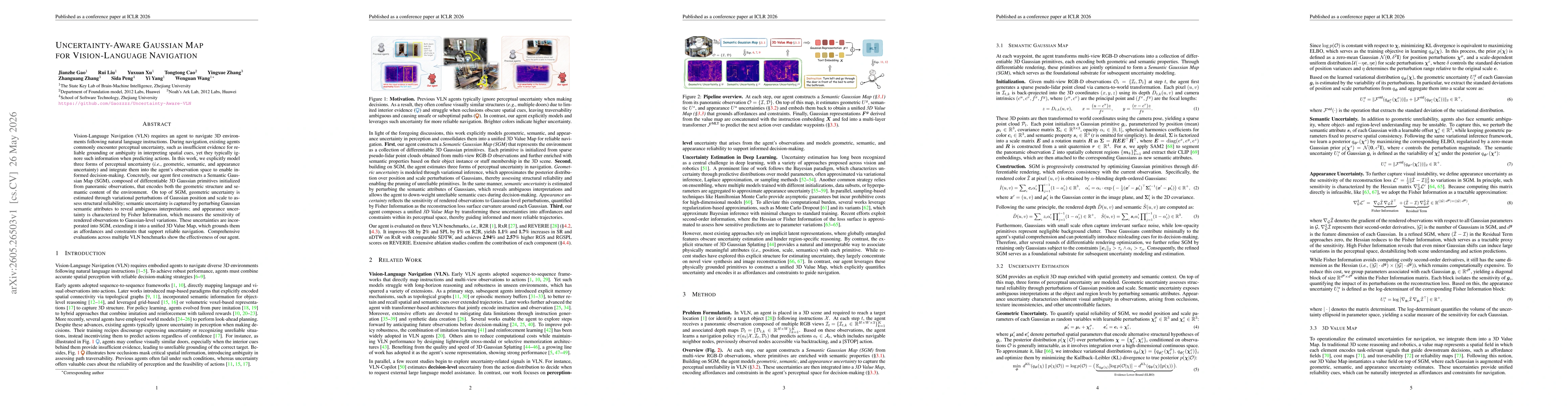 Thumbnail for Uncertainty-Aware Gaussian Map for Vision-Language Navigation
